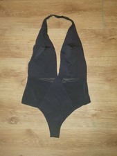 Damen H&M Body Badeanzug Sexy Schwarz Gr. L Neu Ungetragen