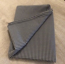 Karierter Stoff , Gesäumt , 2,60 x 95 , pflegeleicht , 30 Grad Wäsche ,