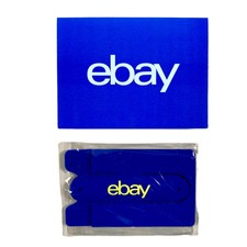 EBAY WERBUNG Haft Notizen Block + UNBEKANNTES OBJEKT ZUM AUFKLEBEN Deko Blau RAR