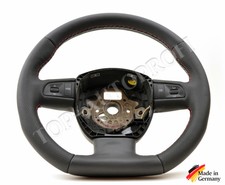 Audi A4 B7 8E A6 F4 S-line Abgeflacht Lenkrad Lederlenkrad sofort Neu Beziehen