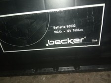 PEUGEOT 607 9D, 9U 2.7 HDi 24V Akku Becker 100Ah 760A 2.70 Diesel 150kw 11088662