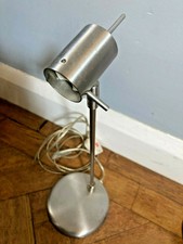 Endon GM Grace TL gebürsteter Edelstahl Tischleuchte mit 2m Blei-gebraucht (g1h)