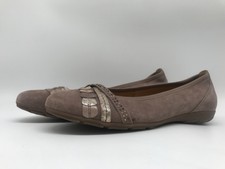 Gabor Ballerina / Freizeitschuhe. Braun / Beige. Gr. 40. UK- 6,5. NEU!