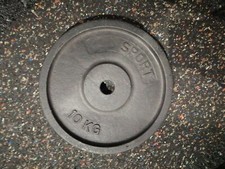 4x10kg Hantelscheiben, Gewichte, Gusseisen 30mm