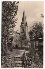 AK DEUTSCHEINSIEDEL Kirche (1957) Erzgebirge / Deutschneudorf Olbernhau Seifen