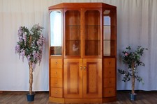 Nr.1521a Form Exclusiv Wien Vitrine Schrank Kirschbaum massiv 