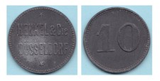 Henkel Düsseldorf 10 Pfg Zink o.J. Menzel  7351.1 Originalbild  schön+  