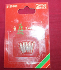 Ersatzbirnen 5 Stück 2,4V 0,18 W  für Lichterkette Neu OVP