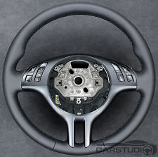 BMW E46 E39 X5 E53 Lenkrad Lederlenkrad neu bezogen Nappa schwarze Nähte VN SN