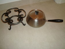 Teekocher mit Stövchen aus Gusseisen für Camping Außenküche sehr schön