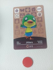 Original Amiibo Karte Jitters Alex Nr. 039 EU | Animal Crossing Vogel