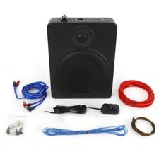 8" 600 W Auto Untersitz Subwoofer Amplifier Kompakt Aktiv Bassbox mit Kabelset