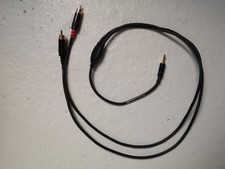 Cordial Neutrik Rean Audio Y-Kabel Cinch Klinke knapp 1m (CFY 0,9 WCC Long)