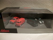 Schuco Edition 1:87: Set Feuerwehr / Polizei (MB /8, VW T 1, VW T 2, VW Käfer)