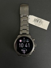 Fossil Gen 3 eine Erkundung Rauch Edelstahl SMARTWATCH/SMARTUHR