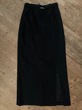 Vintage Bleistift Rock Gr 36 Nadelstreifen , Schlitz macht eine tolle Figur Midi