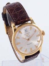 Longines Conquest Heritage Automatik Datum 18k (750) Gold Herren Armbanduhr 35mm