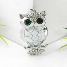 Brosche Eule Bronze Bernstein Anstecknadel брошь сова 