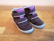 Mädchen Winterschuhe Gr. 25 Superfit Wildleder Klettverschluss braun Lammfell