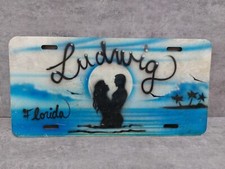 USA Nummernschild Kennzeichen License Plate Florida "Ludwig" Deko