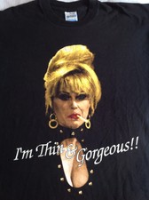 Absolut fabelhafte Patsy ** Rare Vintage 90's Screen Stars ** T Shirt XL