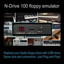 Disketten-USB-Emulator N-Drive 100 für Yamaha Tyros 1, PSR 340/350/450/540/550