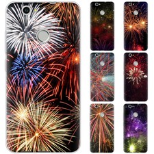 dessana Feuerwerk Silvester TPU Schutz Hülle Case Handy Tasche Cover für Huawei