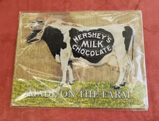 Blechschild - Hershey's Milk Chocolate (geprägtes Motiv) 39,5 x 29,6 cm