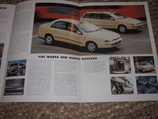 Prospekt Fiat TAXI: Marea + Weekend Kombi Ulysse Scudo, 1997, sehr selten!!!