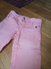 Lemmi slim Mädchen Hose Jeans Gr. 158 skinny fit  lachs rosa verstellbarer Bund