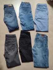 Marken Hosen Paket Konvolut Jeans gr:36/38 blau/schwarz Damen 6st. alle beschädi