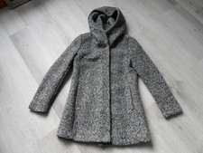 TOM TAILOR Kurzmantel Wollmix schwarzweiß Gr. 38/40 TOP 