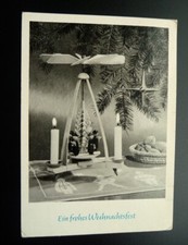 AK Foto Postkarte, Pyramide Erzgebirge Kurrende, Weihnachten, DDR 1976 Planet V.