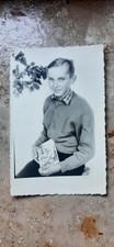 Portrait Junge Herr Mann Kind blond 8,5x13 Original Foto Postkarte