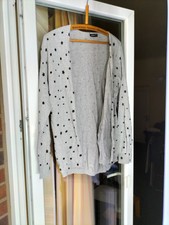 offene, dünne und längere Damen Strickjacke 48 ~ Janina 