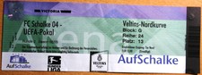 FC Schalke 04 Ticket (2) gegen Warschau 2002/2003 UEFA Pokal Legia Warschau /10