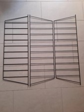 String Regal 50er 60er Mid vintage Metall Industry Industrie style DDR Schwarz