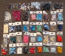 Bastelset Schmuck Konvolut Perlen 40 Packungen Deko, Basten, Kinder, basteln