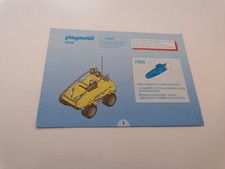 Playmobil 4449 NUR Bauplan Beschreibung für Gangster Amphibienfahrzeug K46