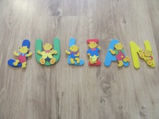 Tür Buchstaben Holz Name Julian gebraucht gut