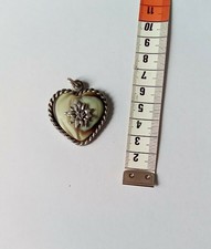 Aus Nachlaß: Alter Trachtenschmuck  Trachtenanhänger Herz vermutl. Silber 