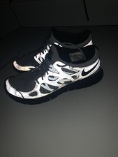 Vintage NIKE Free Run 2 grau reflektierende Turnschuhe 2014 UK 7