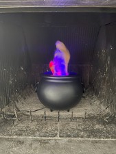 Leuchtender wehender Halloween-Hexen Topf, Party Deko, Grusel, Horror, 