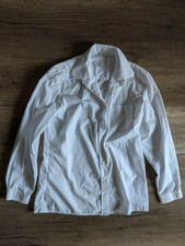 Bluse Hemd Damen Kellner Gastro langarm Gr. 34 weiß Berufsbekleidung