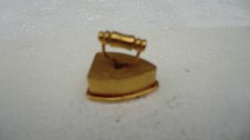 Bügeleisen  Messing Massiv Miniatur für Puppenstube  Deko alte Figur
