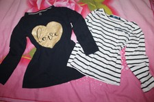 TOWN LUPILU Set 2-tlg. Shirts Langarmshirts Babyshirts Mädchenshirts Gr. 98-104