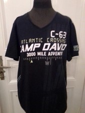 Camp David +Shirt+T-Shirt+Gr.L+Dunkelblau+Logo`s+++++