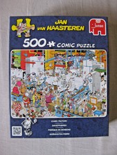 WIE NEU Jumbo Puzzle 500 Teile Jan van Haasteren SÜßIGKEITEN FABRIK 19025 - 