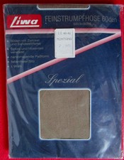 LIWA blickdichte Feinstrumpfhose 40-42 MONTANA 60 DEN mit Zwickel in OVP 