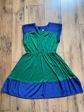 Kleid, S 36, S Oliver, zweifarbig, grün, blau, Damen